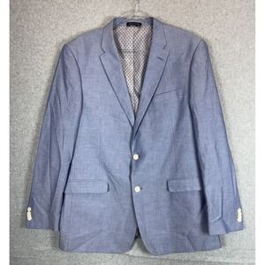 Tommy‎ Hilfiger Blazer Mens Large Sport Coat Polka Dot Lined Jacket
